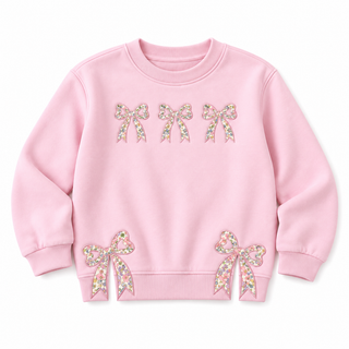 Blooming Bows Applique Girl Top