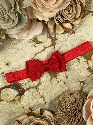 Bitty Scalloped Bow - Headband - 2.5"