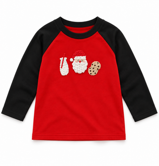 Christmas Eve Cookie Tray French Knot Boy Top