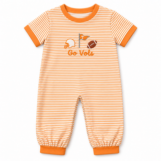Saturday On Rocky Top Embroidered Boy Romper