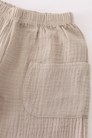 Sage & Sand Muslin Jogger Set