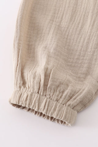 Sage & Sand Muslin Jogger Set