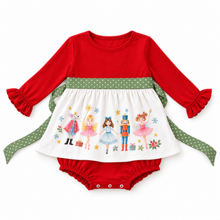 Nutcracker Noel Ruffle Bubble
