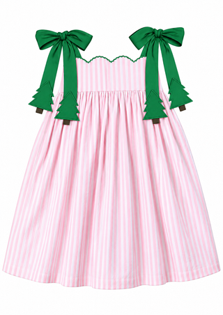 Christmas Tree Charm Girl Dress