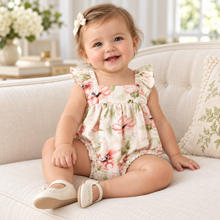 Blush Bouquet Baby Girl Bubble