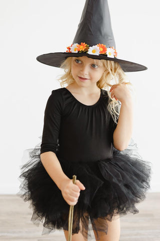 Aralyn Midnight Tutu 3/4 Sleeve Leotard