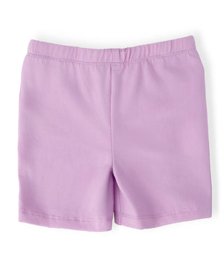 Purple shorts on a white background