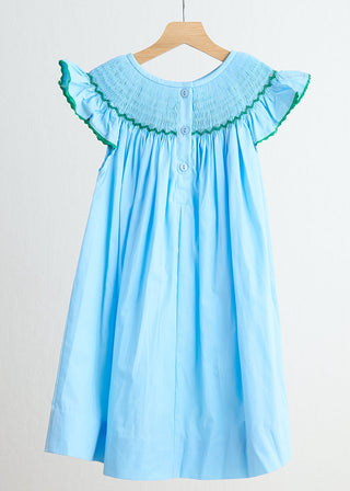 Pixie Dust Smocked Blue Dress