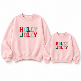 Holly Jolly Holiday French Knot Mom & Me Top