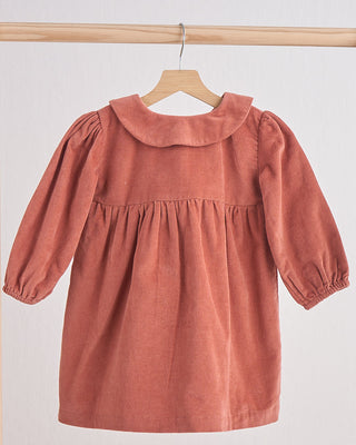 Vintage Petal Velveteen Dress