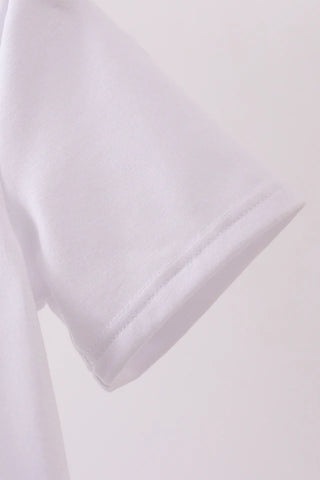 Ella Grace Mama & Mini Bow White Top