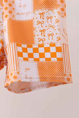 Rocky Top Patchwork Bamboo Pajama Shorts Set
