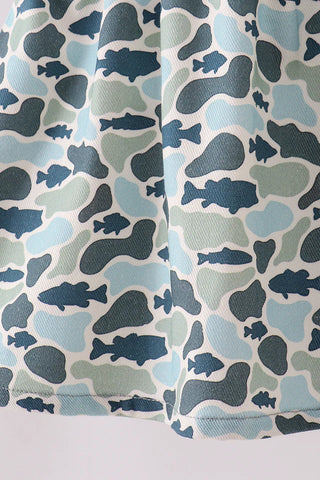 Hooked on Camo Denim Girl Dress