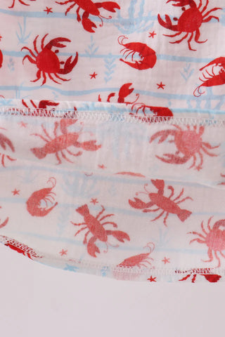 Harbor Lobster Muslin Boy Top