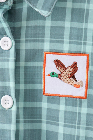 Greenhead Heritage Plaid Button Down Boy Shirt