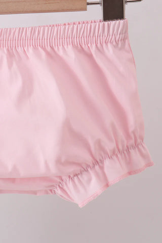 Easter Lamb Blessings Smocked Swiss Dot Girl Bloomer Set