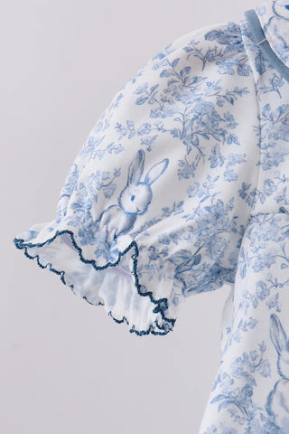 Honey Bunny Garden Peter Pan Collar Girl Bloomer Set