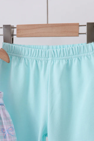 Avery Spring Bow Girl Pants Set