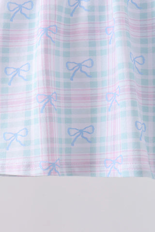 Avery Spring Bow Girl Pants Set