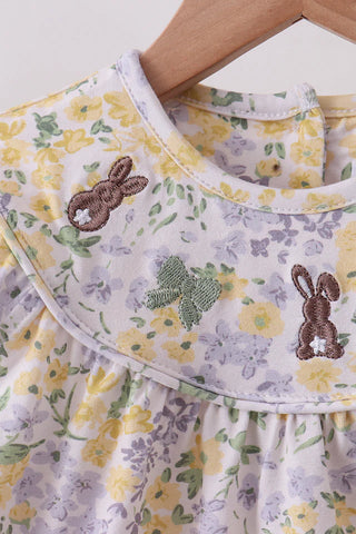 Bunny Bouquet Ruffle Bloomer Set