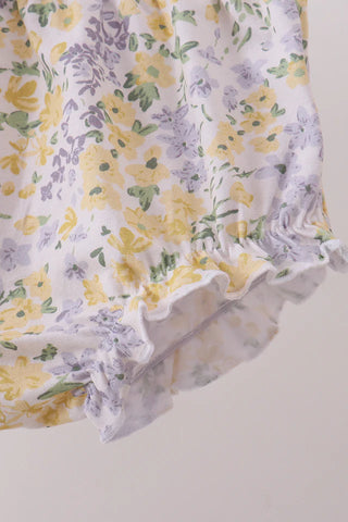 Bunny Bouquet Ruffle Bloomer Set