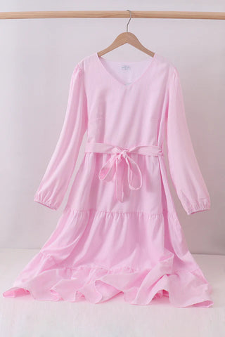 Rose Stripe Garden Maxi Dress