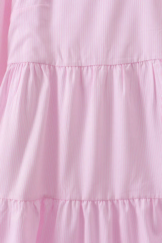 Rose Stripe Garden Maxi Dress