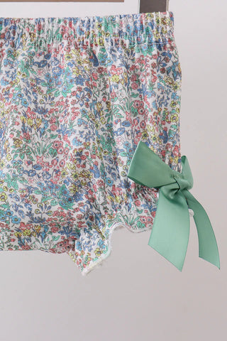 Sunny Floral Bunny Ruffle Bloomer Set