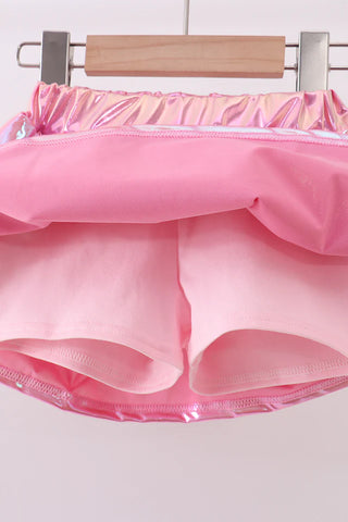 Sparkle Pop Sequin Girl Skort Set
