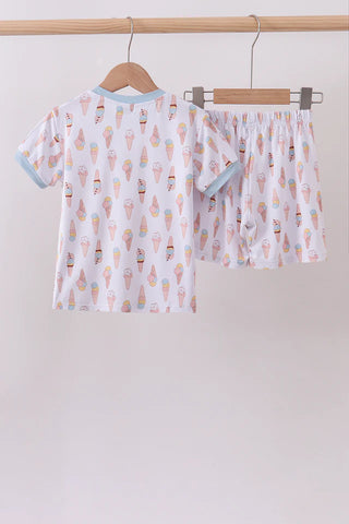 Sweet Scoops Bamboo Boy Pajama Set