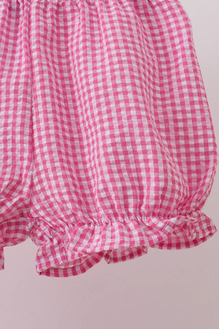 Cherry Jubilee Gingham Girl Shorts Set