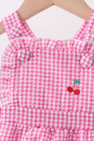 Cherry Jubilee Gingham Girl Bubble