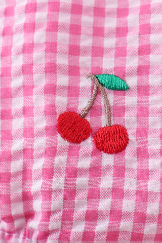 Cherry Jubilee Gingham Girl Bubble