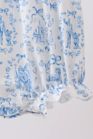 Walt’s Dream Castle Smocked Ruffle Bubble