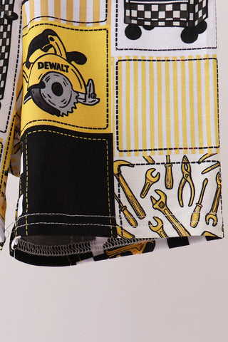 Tool Time Bamboo Boy Pajama Set