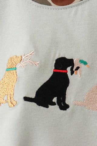 Duck Camp Dogs Camo Boy Bubble