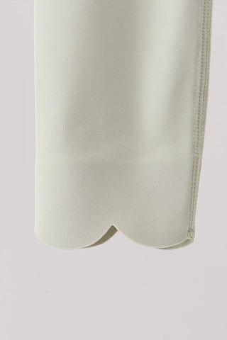 Ashley Sage Scalloped Yoga Active Leggings
