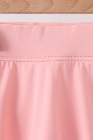 Ashley Pink Scalloped Yoga Skorts Set