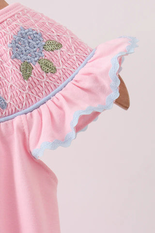 Hydrangea Haven Smocked Bubble