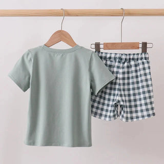 Castaway Fish Boy Shorts Set