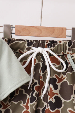 Duck Camp Dogs Camo Boy Shorts Set