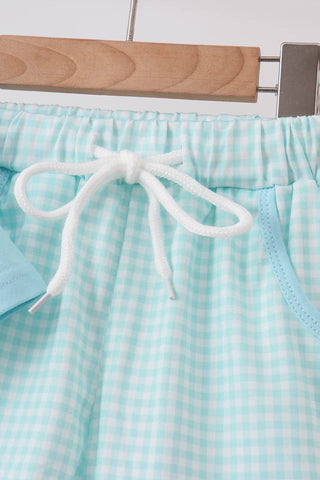 Ready for School Apple Boy Shorts Set