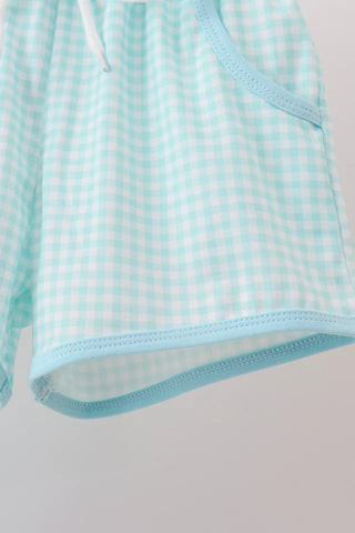 Ready for School Apple Boy Shorts Set