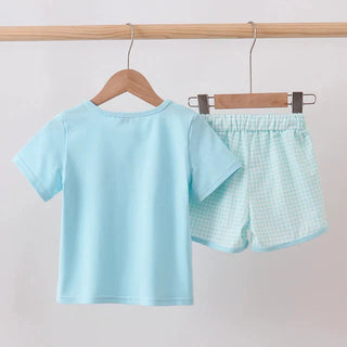 Ready for School Apple Boy Shorts Set