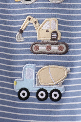 Dig, Dump & Build Stripe Boy Bubble