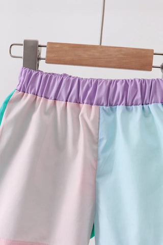 Dakota Cotton Candy Block Boy Shorts
