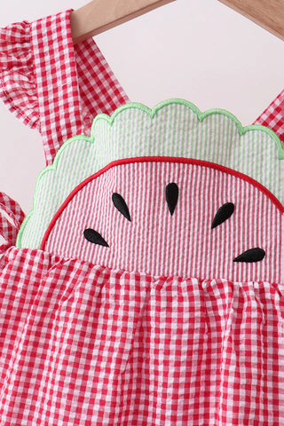 Sweet Watermelon Ruffle Bloomer Set