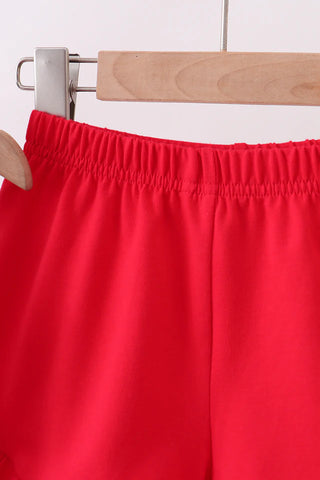 Freedom Fest Embroidered Girl Shorts Set