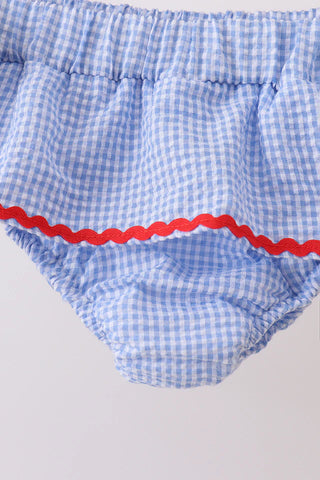 American Honey Gingham Ruffle 2pc Swimsuit