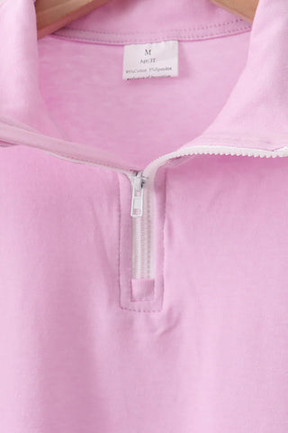 Calla Pink Scalloped Polo & Shorts Set